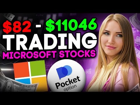 Microsoft trading strategy on Pocket Option | Day trading Microsoft stocks