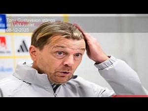 Tony Gustavsson stängs av i VM-kvalet