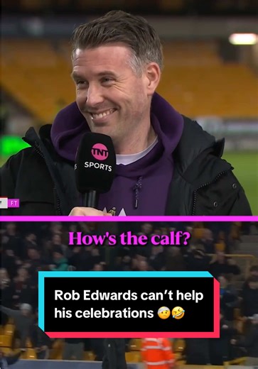 Rob Edwards is going to fall apart if Wolves continue this run of form 🤕🤣 #premierleague #football #wolves #liverpool