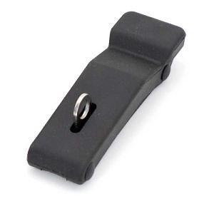 [Hot Item] Factory Sale Marine Hardware Door Black Flexible Draw Latch Rubber Toggle Latch with Kyehole for Incubators