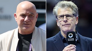 BBC commentator Andrew Castle in row with Wimbledon icon Andre Agassi live on TV