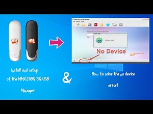 How to install the MMX210G 3G USB Manager and it's set up error✨👈🔥
