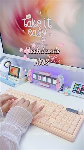 MechLands M98 ~ a 96% Silent Wireless Keyboard with Control Knob