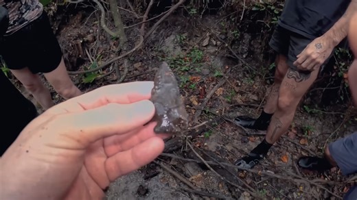 He searched a dangerous Florida creek and found a broken megalodon “heartbreaker”