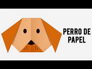 Perrito de papel - Papiroflexia
