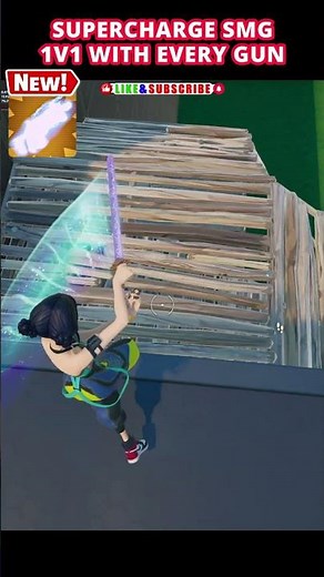 It's back SUPERCHARGE SMG in 1v1 With Every Gun @hivecr8 hivecr8