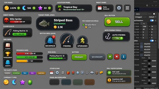 Threenity Engine: Game UIAnyone who's made games with pure JavaScript and @threejs knows: creating a beautiful UI is very difficult.Threenity makes it easier: 10 min chatGPT / gemini -> 15 min @claudeai / codex = modular UI that's easy to modify.