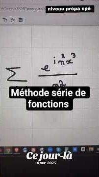 Method series of functions