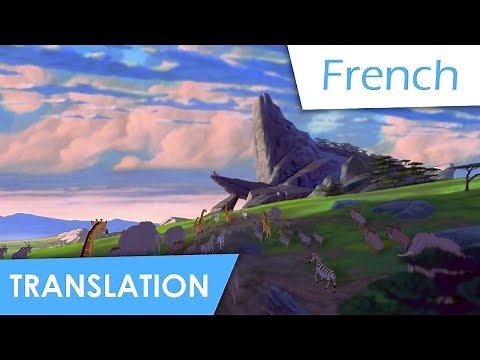 Circle of Life (French) Lyrics & Translation
