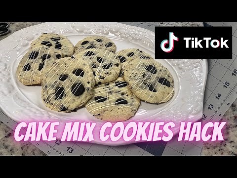 How to make cookies with cake mix | Tik Tok Cookie Hacks