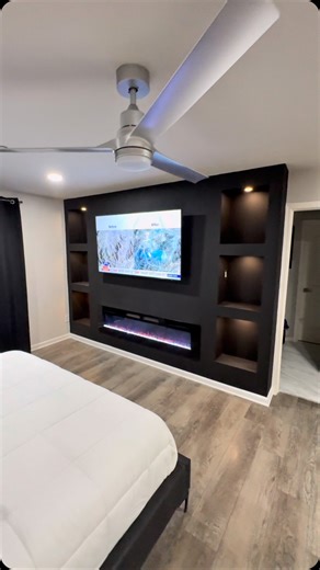 255 reactions · 11 comments | We have many different media wall options. Which one do you want?  #mediawall #tvwall #homeimprovement #reels #atlanta #tvmounting #livingroom #interiordesign | Quality Home Installs LLC | Facebook