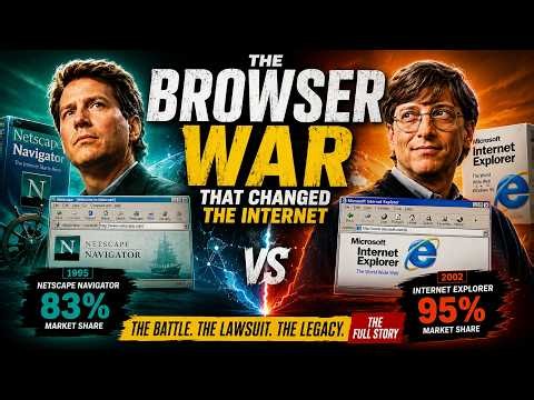 The Browser War That Changed the Internet Forever | Netscape vs Microsoft