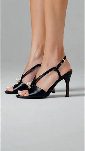 Tory Burch Twisted Heel Sandals ✨ Luxury Summer Shoes 2026 #shorts