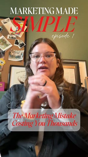 19 reactions | The marketing mistake 90% of small businesses are still making (and it’s costing thousands). We’re kicking off our new series: Marketing Made Simple, built to help small business owners make sense of their marketing, find clarity, and finally see results. Welcome to Episode 1!✨ Think you might be making this mistake? Let’s chat about how to fix it! | BRIMM Marketing | Facebook