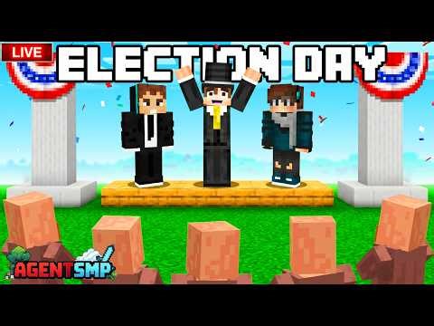 🔴 LIVE: Who Will Win Election in Minecraft Agent SMP? 🤯 Day 5