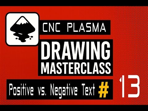 Positive vs. Negative Text for CNC Plasma (Inkscape Tutorial)