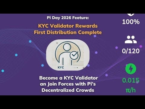 Pi KYC Validator Rewards First Distribution Complete | Become a KYC Validator an join forces