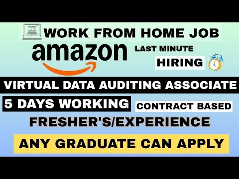 Amazon Work From Home Job Graduate Freshers Vacancy 2025 – No Experience Needed! Last Minute Job