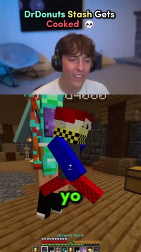 DrDonuts Stash Gets Absolutely Cooked 💀 #shorts #minecraft #drdonut