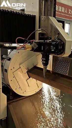 I Beam Cutting - Morn Laser Tube Laser Cutting Machine