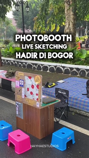 Live Sketching Photobooth Events in Bogor