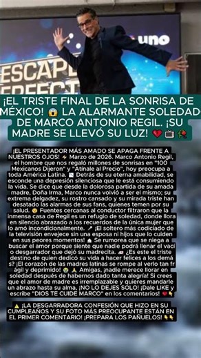 🔴 ¡ÚLTIMA HORA!tristeza de Marco Regil:El dolor oculto y la extrema delgadez que preocupan a México