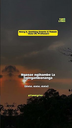 Heavy K, Samthing Soweto & Thakzin - Ulele (ft. Professor)