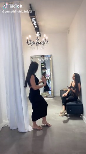 That’s more like it 😂 Something Blü Bridal boutique Staten Island, NY Featuring @stellaganolli