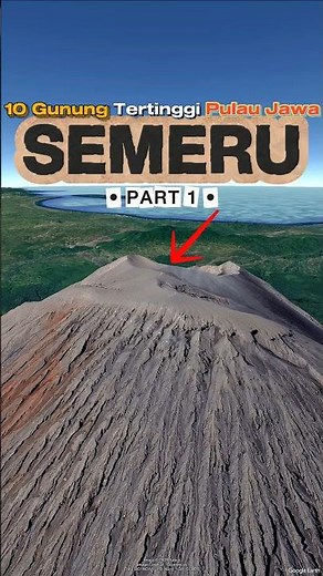 RAJA NYA PULAU JAWA‼️ 10 Gunung Tertinggi Part 1