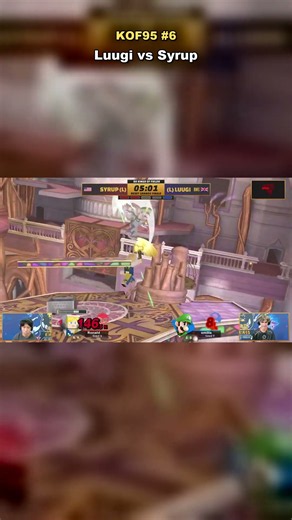 Luugi vs Syrup — KOF95 #6 (6) #ssbu