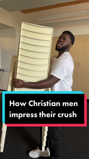 Impressive Chair Stacking: A Fun Challenge for Christian Men and Women