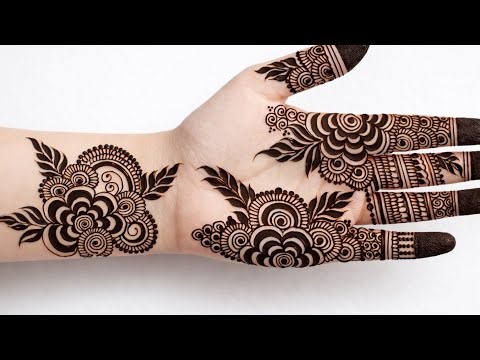 Stylish easy mehndi design front hand | simple mehandi design | mehndi ka design | mehandi | mehndi