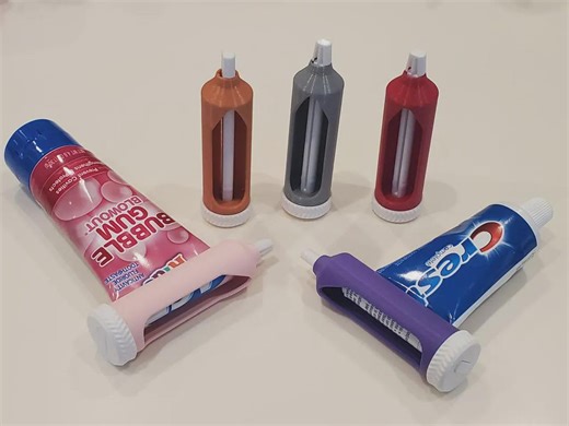 Ratcheted Toothpaste Tube Squeezer STL File for 3D Printing, Toothpaste Saver Tool, Bathroom Tube Roller, Printable Gadget - Etsy UK