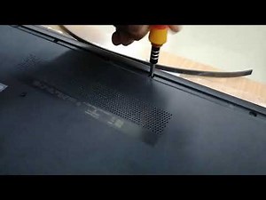 Steps to remove the back cover of HP Laptop model #15 di0002TU