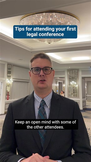 Top Tips for Navigating Your First Legal Conference