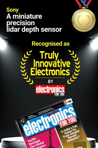 World’s Smallest and Lightest LiDAR Depth Sensor, developed by Sony, has been recognized as 𝐓𝐫𝐮𝐥𝐲 𝐈𝐧𝐧𝐨𝐯𝐚𝐭𝐢𝐯𝐞 𝐄𝐥𝐞𝐜𝐭𝐫𝐨𝐧𝐢𝐜𝐬. Sony has announced the AS-DT1, a LiDAR depth sensor focusing on miniaturisation. Measuring 29 x 29 x 31 millimetres, excluding protrusions, the AS-DT1 is described as the smallest and lightest device in its category. It was developed using miniaturisation and optical technologies from Sony’s machine vision cameras and was designed to measure distance