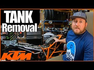 How to disassemble the fuel tank of the Ktm Adventure 1190