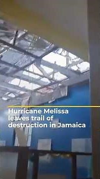 Hurricane Melissa leaves trail of destruction in Jamaica | AJ #shorts