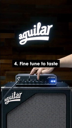 Dialing in a funky finger-style bass tone with the AG 500!