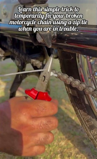 How To Fix A Broken Motorcycle Chain Easily