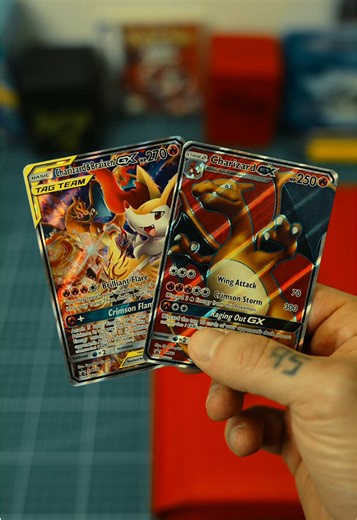 New Zards : hell yeah! 🔥 I LOVE the texture of Tag teams! Tell me your all time favourite tag team in the comments! Mine is actually one of my chases : The Pikachu and Zekrom GX Black star promo, from Sun and Moon ☀️🌑 #pokemon #pokemonart #pokemontcg #pokemoncollector #pokemontiktok