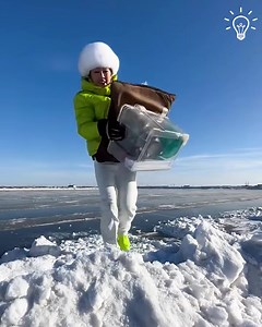 Ice fishing on a frozen lake! 🎣😲 | Childhood cartoons
