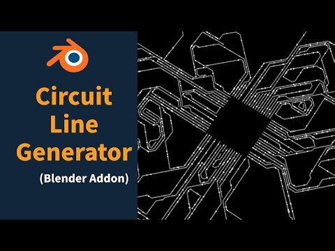 Circuit Line Gen(Blender addon)