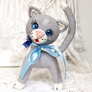 Kitten Crochet Pattern PDF Amigurumi Kitty Crochet Realistic Cat - Etsy