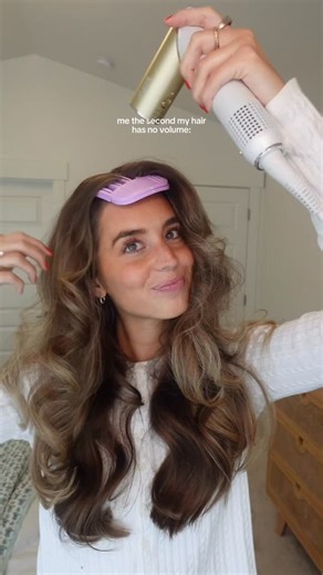 Maddy Millard on Instagram: "My heatless curls didn’t give me volume at the root so my lil tool came in handy🥲🫶 Comment “link” for this tool to be sent to your dms💗 . . . #hair #hairstyle #hairinspo #hairhacks #volume"