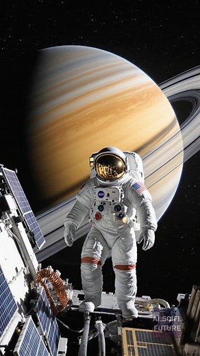 Saturn Ring Station Building a station in Saturn’s rings sounds impossible — and it is, with today’s tech. The rings are a blender of ice and rock flying at tens of kilometers per second. One pebble, and your habitat is cosmic confetti. But imagine smart swarms of drones constantly clearing paths, harvesting ice for fuel, and patching damage in real time. It’s absurdly dangerous… and absurdly beautiful. Saturn Ring Station: the Solar System’s most impractical dream home. by @ai.scifi.future #spa