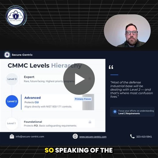 CMMC Levels: Know Your Requirements for DIB Contracts | Secure-Centric posted on the topic | LinkedIn