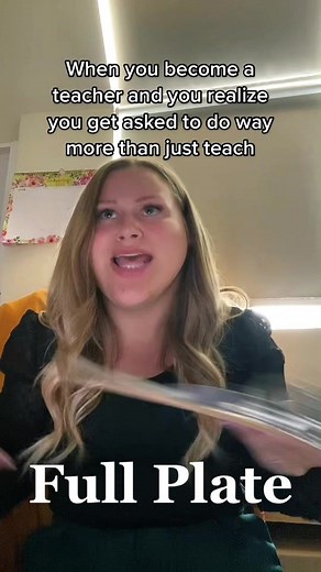 I’m overwhelmed 99.9% of the time 😂 #teachersoftiktok #teacherlife #teacherburnout #teacherproblems #teachertired