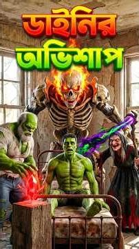 ডাইনির অভিশাপ (পর্ব ১) | Dainir Ovishap | Hulk Bangla Funny #hulk #shorts #avengers