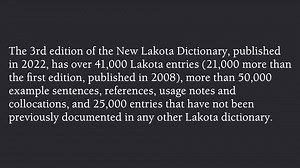 33 reactions | The Lakota Language Consortium released the New Lakota...